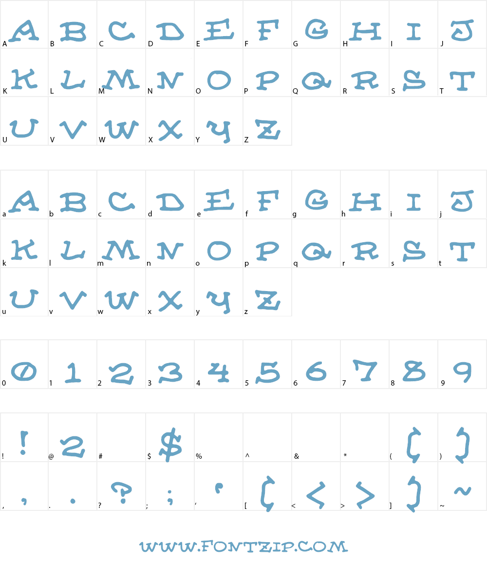 Almanac of the Apprentice Font Character